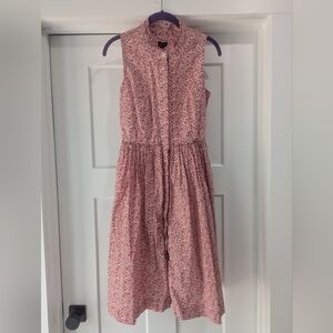 Floral Sleeveless Sun Dress-womens